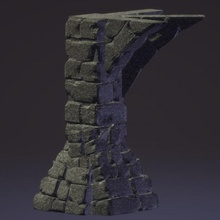 granito pilar 3d print model - Mito3D