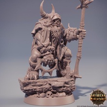 diogenes zauberkampff store dragons dungeons mini miniatures orc male wand mage wow tabletop wargame daybreak 3d print model - Mito3D