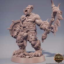 hector stumpfkant store axe dragons dungeons mini miniatures orc male wow tabletop wargame daybreak 3d print model - Mito3D