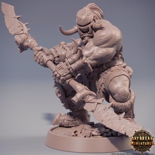 machinus zwergbrecher store dragons dungeons mini miniatures orc male wow tabletop wargame daybreak 3d print model - Mito3D