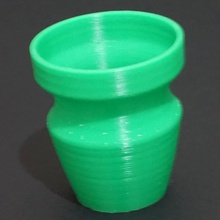simple cup & garden 3d print model - Mito3D