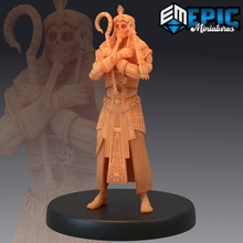 siyah firavun ayakta Nyarlathotep avatar kozmik korku Tanrı Lovecraft varlık patron fantezi canavar rpg düşman masaüstü zindan dnd 3d print model - Mito3D