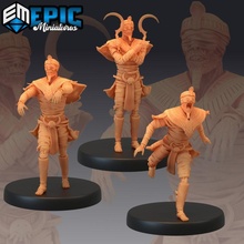 mummy set undead egyptian collection egypt fantasy medieval monster rpg warhammer pyramid sla enemy pharaoh tabletop dungeon dnd pathfinder npc 3d print model - Mito3D