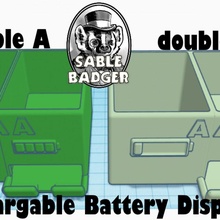 recargable batería dispensador aa aaa 3d print model - Mito3D