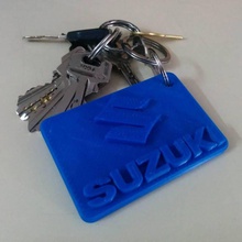 suzuki keychain fashion & accessories 3d print model - Mito3D