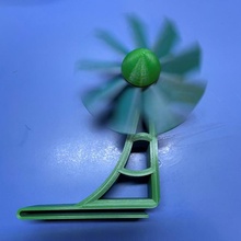 fenêtre monter palier break in ventilateur remix turbine vent roulement montage 3d print model - Mito3D