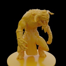 Goristro demônio imenso abissal 3d print model - Mito3D