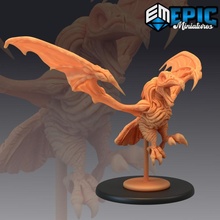 Shantak uçan Lovecraft varlık kozmik korku kuş kemik fantezi Ortaçağa ait canavar rpg Uzay Warhammer düşman masaüstü zindan dnd yol bulucu akbaba 3d print model - Mito3D