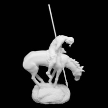 trilha rees jones coleção amon carter museum fort worth texas scan homem bronze cavalo fullbody nativeamerican ocidental fortworth fraser derrota 3d print model - Mito3D