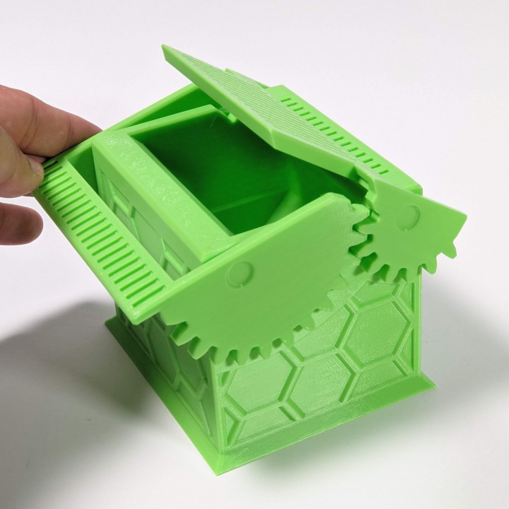 Exponent Box Geschäft Stift Kunst Container Schreibtisch Spaß Getriebe Küche Mathematik Büro Veranstalter Bleistift Lager Tabelle Spielzeug Werkstatt print place Unterstützung Zahnräder 3D print model - Mito3D