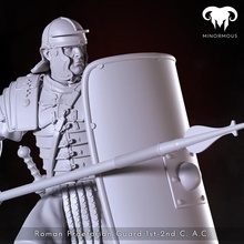 romano pretoriano Guardia 1st 2nd c ac acción juguetes juegos figura juego azar histórico historia humano miniaturas rpg guerra pintura mesa bases spqr 75mm 3d print model - Mito3D