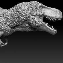 primitif guerre père rex livre dinosaure 3d print model - Mito3D