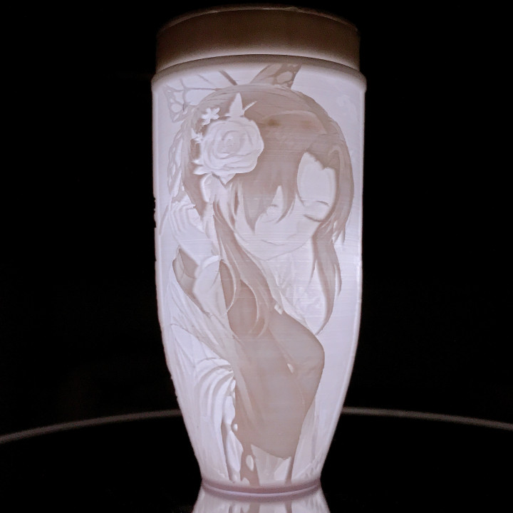 lithophane 5 lumière photo image 3D print model - Mito3D