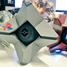 20th anniversary playstation limited edition destiny ghost fan art 3d print model - Mito3D