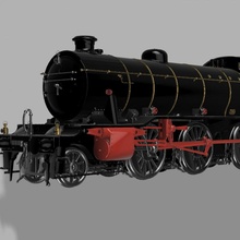 k4 br 00 Spur Körper Schale Dampf Lokomotive lner geil 3d print model - Mito3D