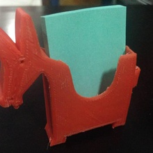 sticky notes holder repair & garden 3d print model - Mito3D