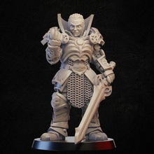 vampire lord store rpg undead miniature tabletop wargame cursed 3d print model - Mito3D