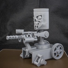 terminator toy 3ddesign minigun m134 3d print model - Mito3D