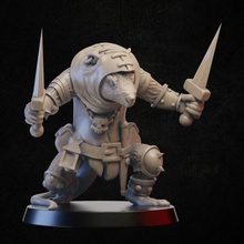 sıçan suikastçı mağaza minyatür masaüstü savaş oyunu hırsız Kabadayı fare adam 3d print model - Mito3D