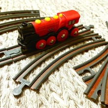 3d trilhas Leve básico kit brinquedo trem locomotiva compatível pista brio adaoter 3d print model - Mito3D
