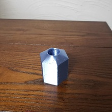 lug nut razor holder 3d print model - Mito3D