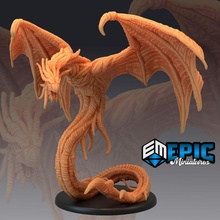 hunting horror flying serpent lovecraft entity winged monster cosmic fantasy boss rpg enemy tabletop cthulhu tentacle dungeon dnd pathfinder fantasyrpg 3d print model - Mito3D