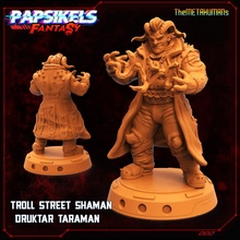 troll street shaman druktar taraman toys & games shadow shadowrun 3d print model - Mito3D
