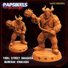 troll street smasher burkrak krukashi toys & games shadow cyberpunk shadowrun 3d print model - Mito3D
