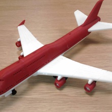 solidworks progettato stampato boeing 747 3d print model - Mito3D