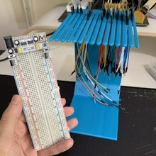 fragmento cabo organizador Ferramentas protótipo prototipagem tábua pão cabeamento fiação eletronica 3d print model - Mito3D