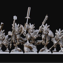 temple guard toys & games warhammer lizardmen ageofsigmar aos seraphon raventwinminiatures 3d print model - Mito3D