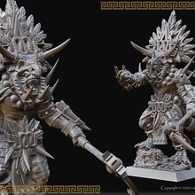 saurian warlord toys & games warhammer lizardmen ageofsigmar aos seraphon ninthage raventwinminiatures 3d print model - Mito3D