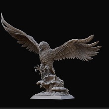 giant eagle attacking toys & games elf warhammer wood woodelf ageofsigmar aos sylvaneth raventwinminiatures 3d print model - Mito3D