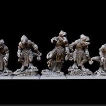 chameleons tabletop warhammer lizardmen ageofsigmar aos seraphon ninthage raventwinminiatures 3d print model - Mito3D