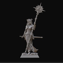 damsel toys & games warhammer ageofsigmar aos raventwinminiatures bretonia equitaine 3d print model - Mito3D