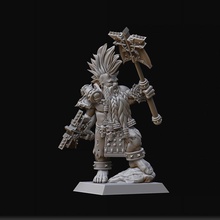 infernal enano asesino héroe juguetes juegos martillo guerra caos ageofsigmar aos ninthage 3d print model - Mito3D