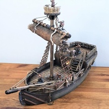 accessori nave vela barca rpg andare in terreno gioco tavolo Dungeons and Dragons ruolo diorama 28mm dd dnd modellismo 3d print model - Mito3D