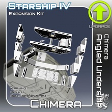 kimera açılı alt taraf genişleme takım oyuncaklar oyunlar minyatürler sci fi star arazi savaş bilimkurgu masaüstü yıldız gemisi iniş 28mm hangar açık kilit gezgin Tehlike bulucu 3d print model - Mito3D