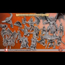 shattered hell november patreon release bundle toys & games demon devil god hero warrior succubus doom chaos foundry lemure crippled bloodthirster cgf 3d print model - Mito3D