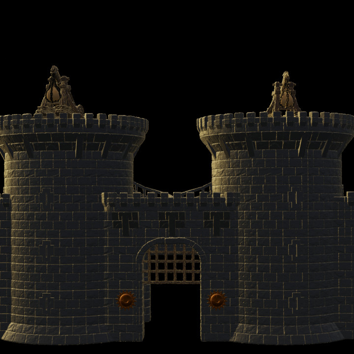 Schloss Tor 3D print model - Mito3D