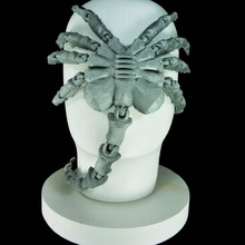 articulado facehugger fan art extranjero película articulados 3d print model - Mito3D