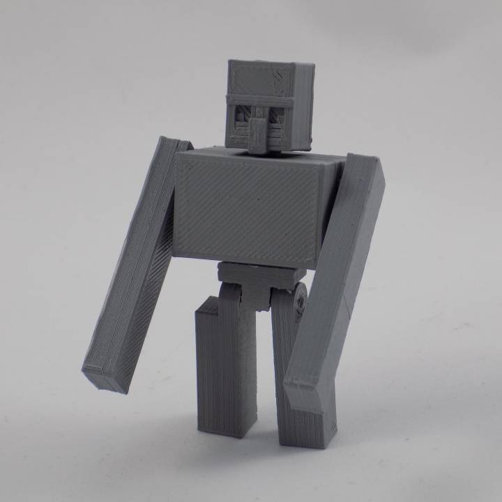 minecraft golem ferro fan art 3D print model - Mito3D