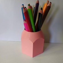 Portalapices crayon titulaires titulaire soutien organisateur porte crayons escritorio organiseur bureau lapiz 3d print model - Mito3D