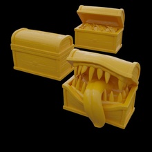 chest mimic toys & games terrain tresure disguised polymorph 3d print model - Mito3D