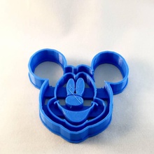 mickey mouse cookie cutter & garden 3d print model - Mito3D