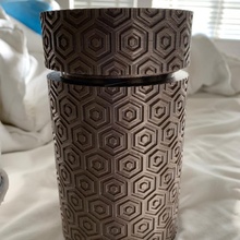 texturé cylindre boîte titulaire soutien récipient décoration décoratif conception décor fils cults3d 3d print model - Mito3D