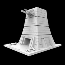 c07 estrella fuerza frio torre juguetes juegos 3d print model - Mito3D