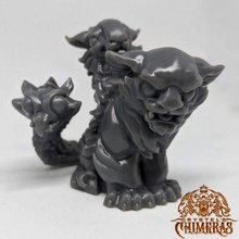 mini chimera toys & games art cute fantasy monster toy miniature tabletop 3d print model - Mito3D