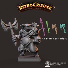 retrocrusade cyclopean set 2 toys & games miniatures heroquest fimir fabioschizzo 3d print model - Mito3D