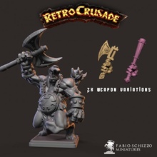 retrocrusade cyclopean set 4 toys & games fantasy miniatures heroquest fimir 3d print model - Mito3D